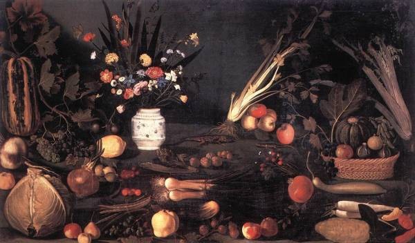 Still Life with Flowers and Fruit WGA